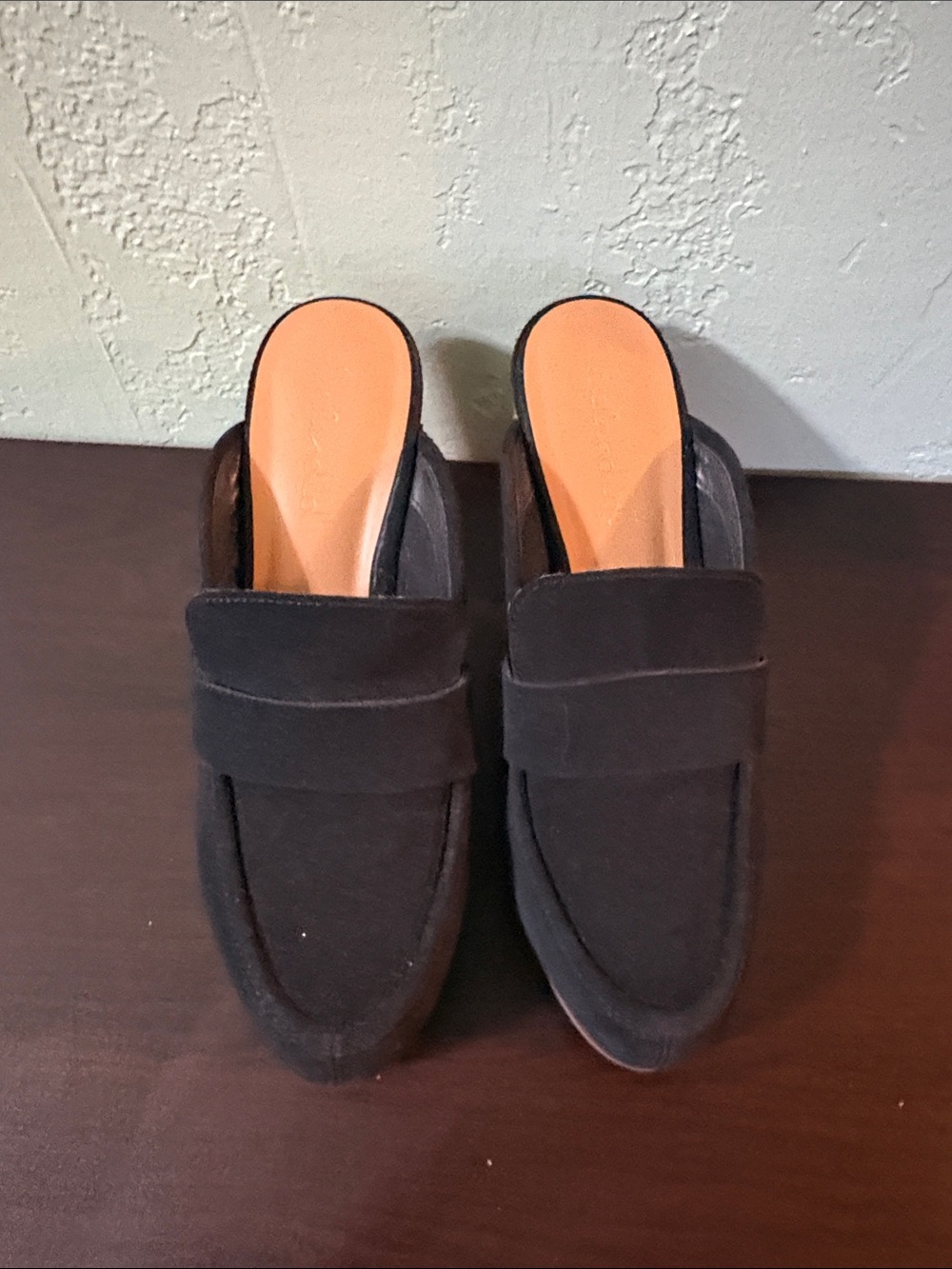 Splendid Black Suede Slip-On Loafers